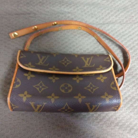 ❤️LOUIS VUITTON Mini Monogram Florentine Canvas Fanny Pack Bum Bag +Dustbag - Picture 1 of 10